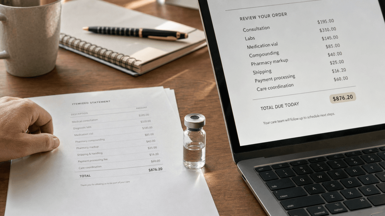 The Sermorelin Cost Trap: Vial Price vs. All-In Spend