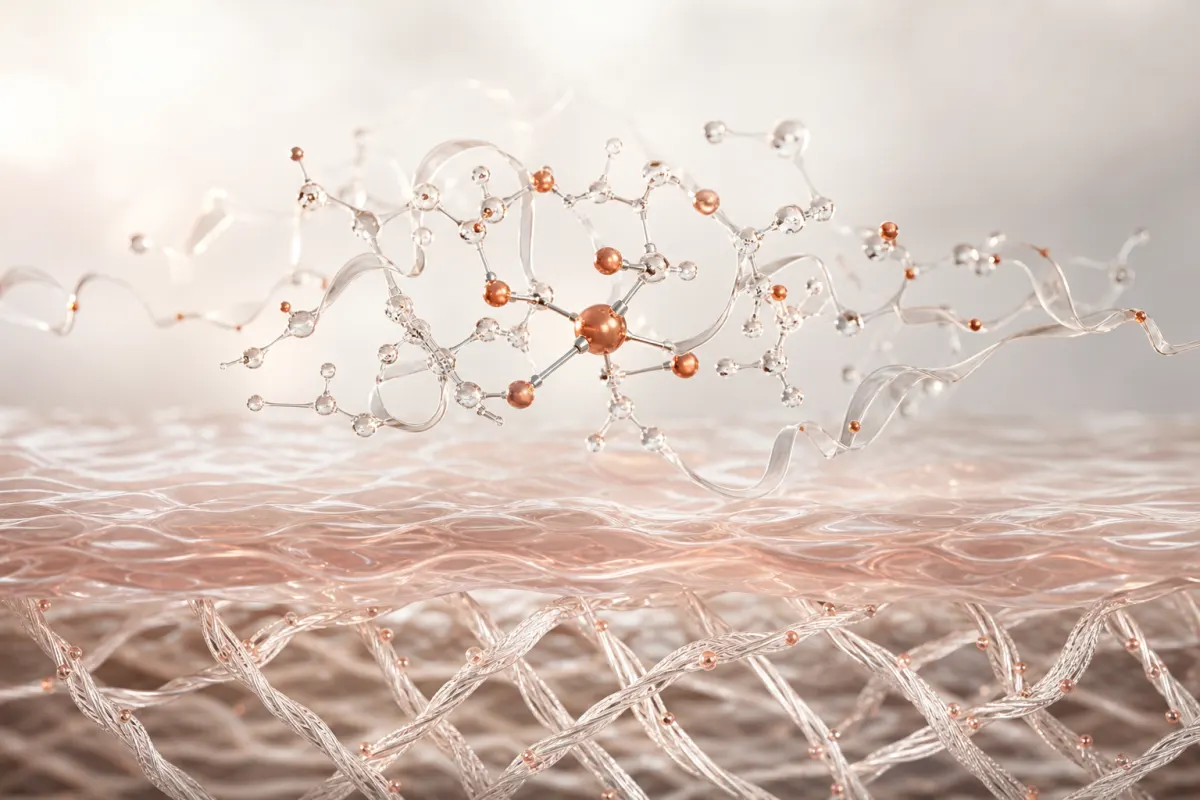 Abstract molecular artwork for AHK-Cu