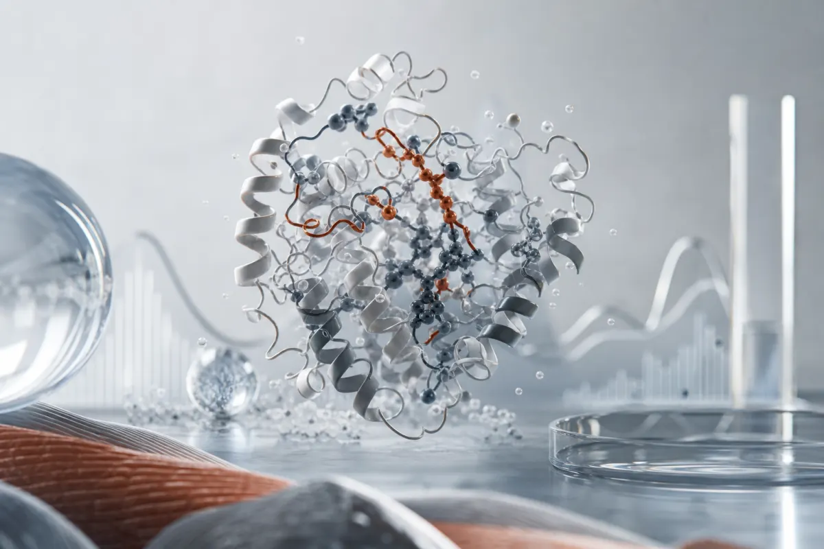 Abstract molecular artwork for Follistatin-344